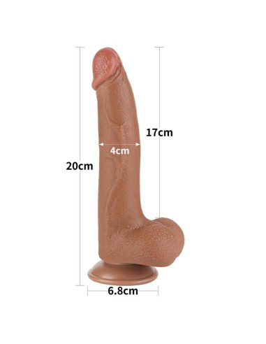 Dildo Sliding Skin 85 Marron
