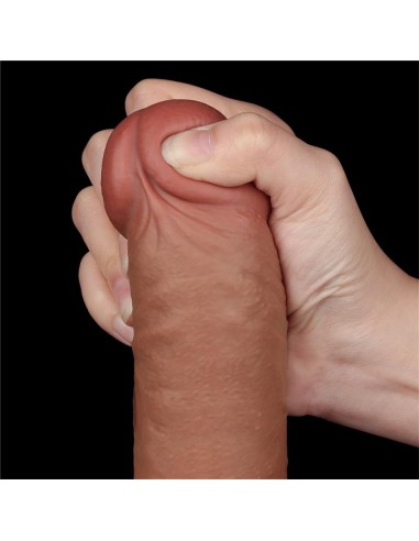 Dildo Sliding Skin 95 Marron