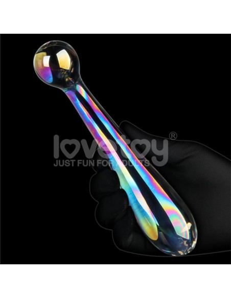 Dildo de Cristal que Brilla en la Oscuridad Twilight Gleam Alluring Arc