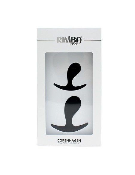 Set de 2 Plugs Anatomicos Copenhagen Negro