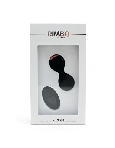 Bolas Kegel con Vibracion y Control Remoto Cannes Negro