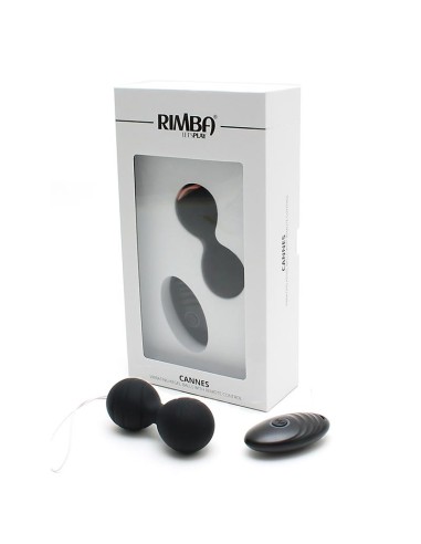 Bolas Kegel con Vibracion y Control Remoto Cannes Negro