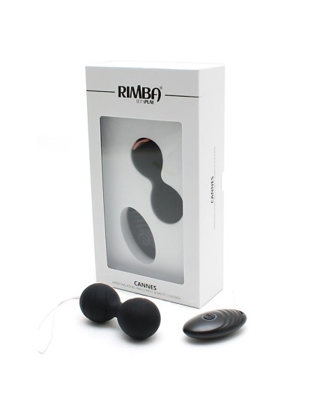 Bolas Kegel con Vibracion y Control Remoto Cannes Negro