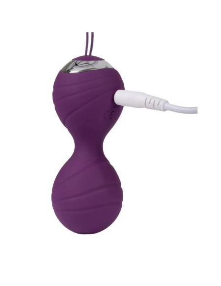 Bolas Kegel con Vibracion con Control Remorto Cannes Purpura