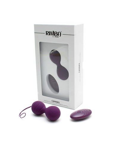 Bolas Kegel con Vibracion con Control Remorto Cannes Purpura