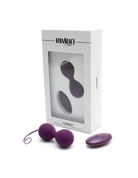 Bolas Kegel con Vibracion con Control Remorto Cannes Purpura