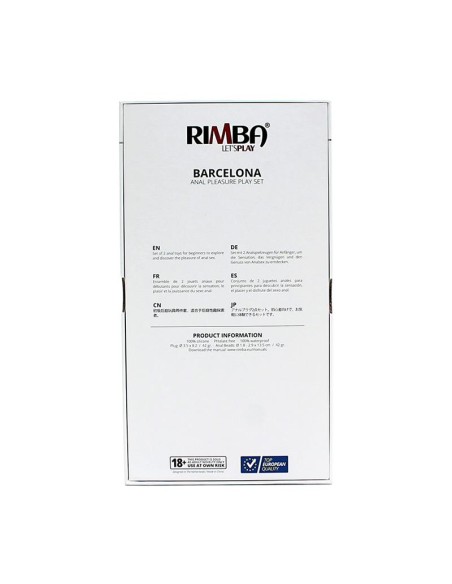 Set de 2 Juguetes Anales Barcelona Purpura