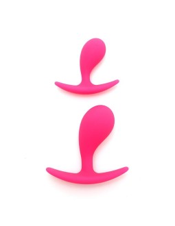 Set de 2 Plugs Anales Anatomicos Copenhagen Rosa 2
