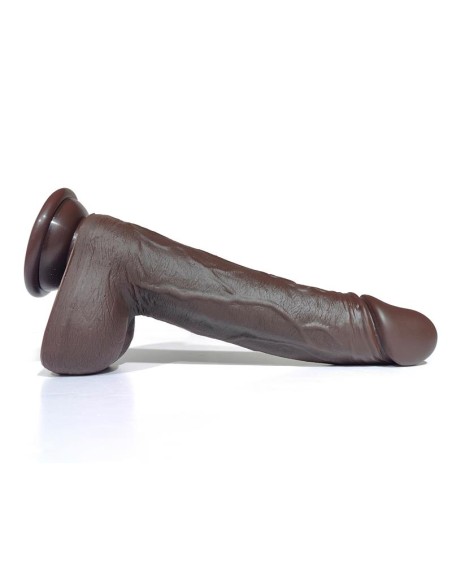 Severo Dildo Realista Turbo Shaking Thrusting Rotacion 360º Control Remoto Efecto Calor