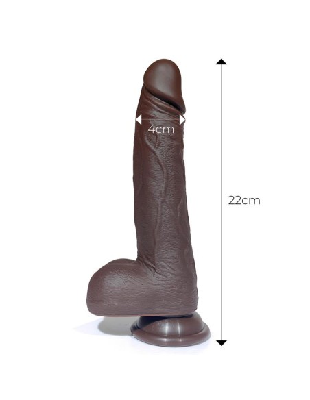 Severo Dildo Realista Turbo Shaking Thrusting Rotacion 360º Control Remoto Efecto Calor