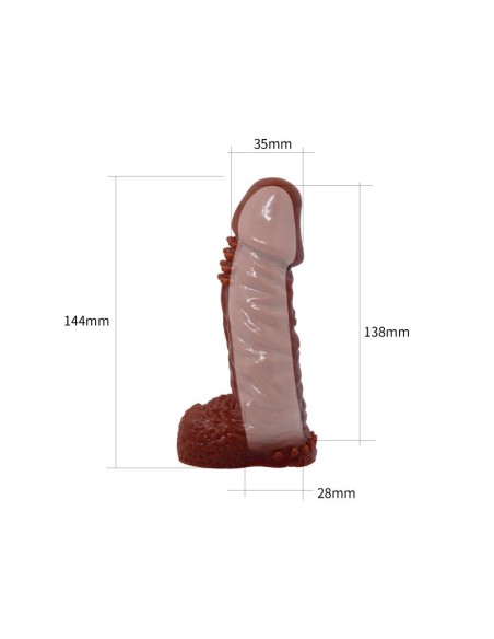 Baile Funda para Pene Wolftooth Color Marron