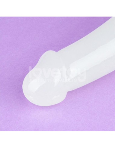 Dildo doble Lumino Play Luz Azul 105