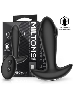 Milton Plug Anal con Doble Tapping y Control Remoto