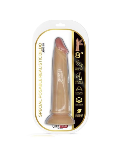 Lenser Dildo Realista Articulable Posable 8 Natural
