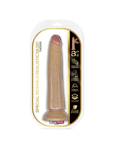 Tucker Dildo Realista Articulable Posable 82 Natural