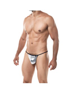 Tanga G string Plateado Skai Talla XL