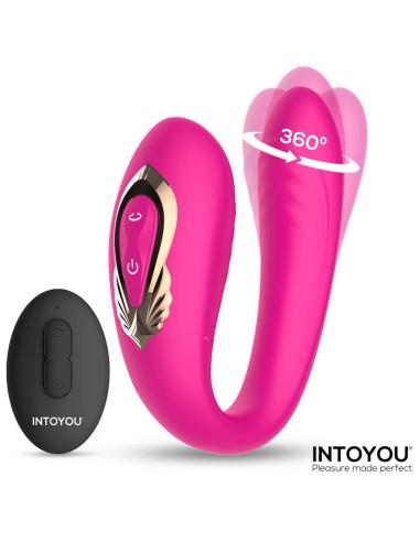 Lanty Vibrador para Parejas con Oscilacion 360º y Control Remoto