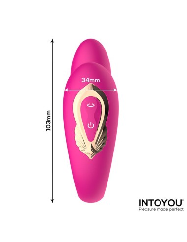 Lanty Vibrador para Parejas con Oscilacion 360º y Control Remoto