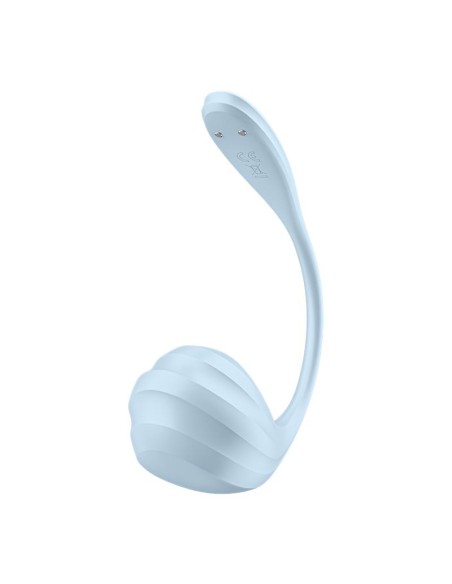 Smooth Petal Vibrador de Braguita con APP Azul