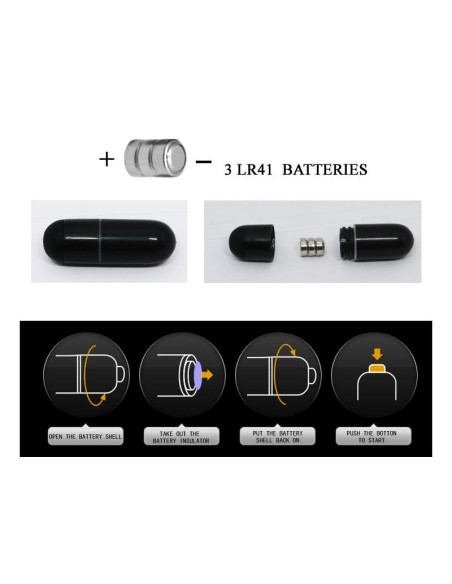 Anillo Vibrador Eudora Color Negro