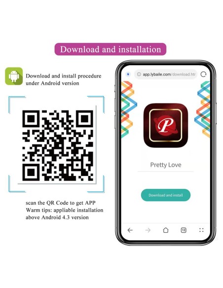 August Vibrador de Parejas con App Lila