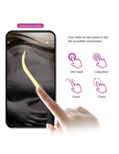 Catalina Huevo Vibrador con APP Rosa