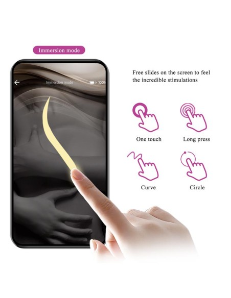 Catalina Huevo Vibrador con APP Rosa