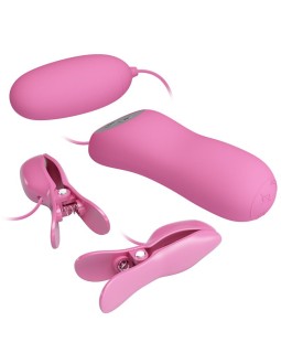 Pinzas para Pezones y Huevo Vibrador con Electro shock 2