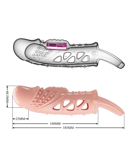 Funda para el pene con Vibracion