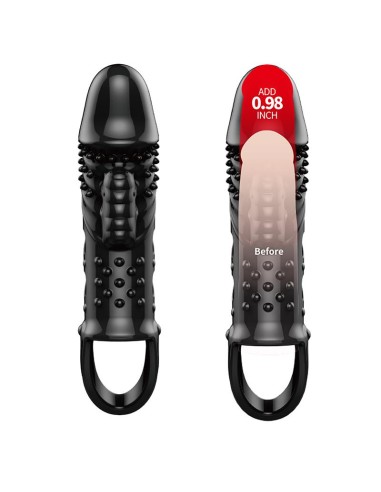 Funda para el Pene con vibracon Negro