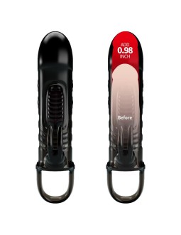 Funda para el Pene con Vibracion Negro 2