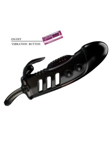 Funda para el Pene con Vibracion Negro