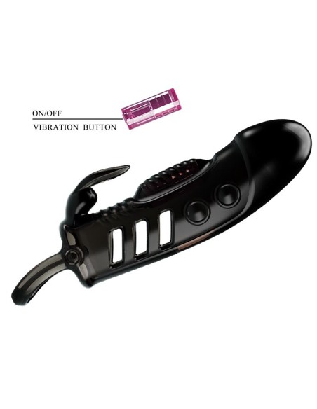 Funda para el Pene con Vibracion Negro