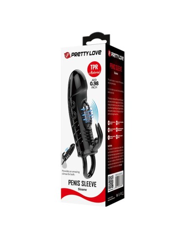 Funda para el Pene con Vibracion Negro