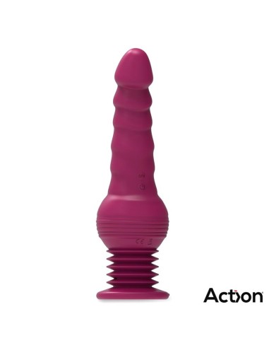 Rocket Vibrador con Thrusting Ultra Jet Thruster con Potente Ventosa