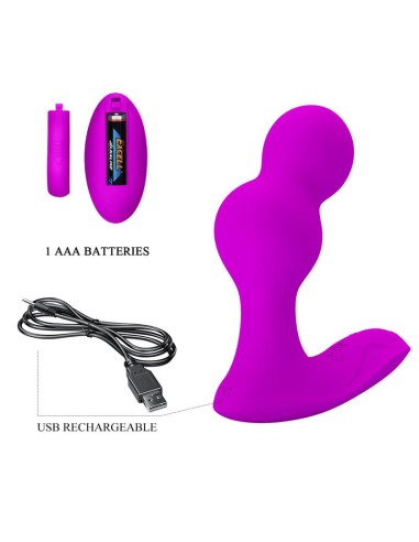 Terrance Plug Anal con vibracion y Control Remoto