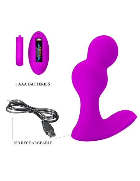 Terrance Plug Anal con vibracion y Control Remoto