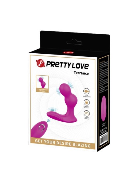 Terrance Plug Anal con vibracion y Control Remoto