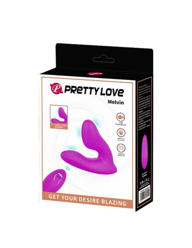 Melvin Plug Anal con Vibracion y Control Remoto