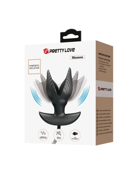 Manson Plut Anal Inflable con Vibracion