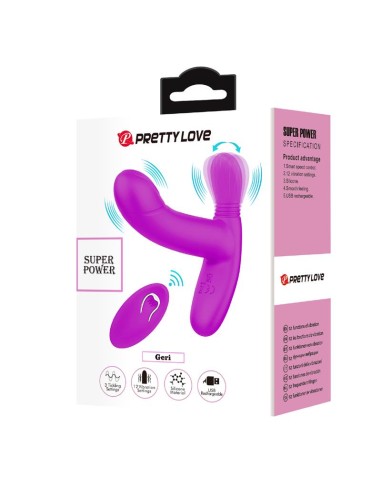 Geri Estimulador con Vibracion y Licking con Control Remoto