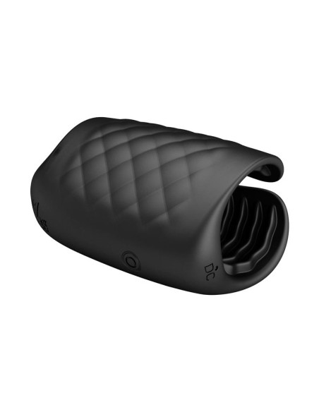 Black Glans Trainer Masturbador Manual con Vibracion