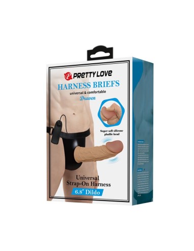 Draven Arnes Universal Ajustable con Dildo Hueco con Vibracion