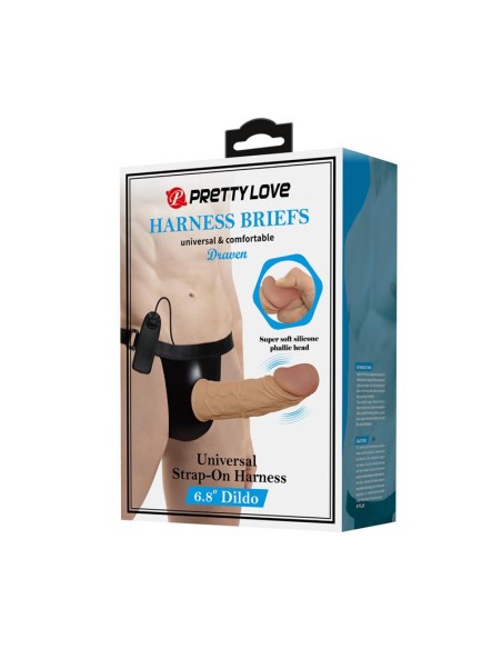 Draven Arnes Universal Ajustable con Dildo Hueco con Vibracion