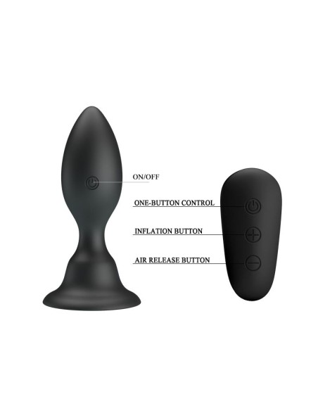 Mr Play Vibrating Anal Plug with Remote Cl50