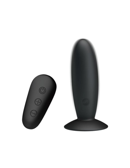 Mr Play Plug Anal con Vibracion y Control Remoto USB