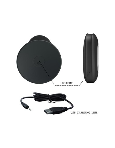 Mr Play Plug Anal con Vibracion y Control Remoto USB