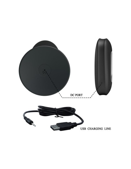 Mr Play Plug Anal con Vibracion y Control Remoto USB