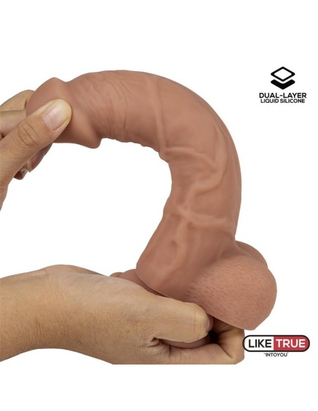 Dildo Realista Silicona Liquida Dual Layer 8