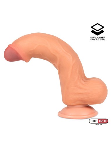 Dildo Realista Dual Layer Retractil 87